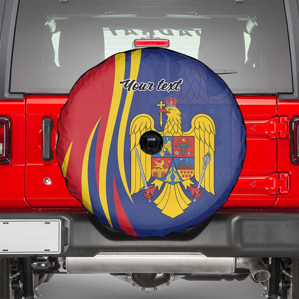Romania Flag Day Personalized Spare Tire Cover National Golden Eagle