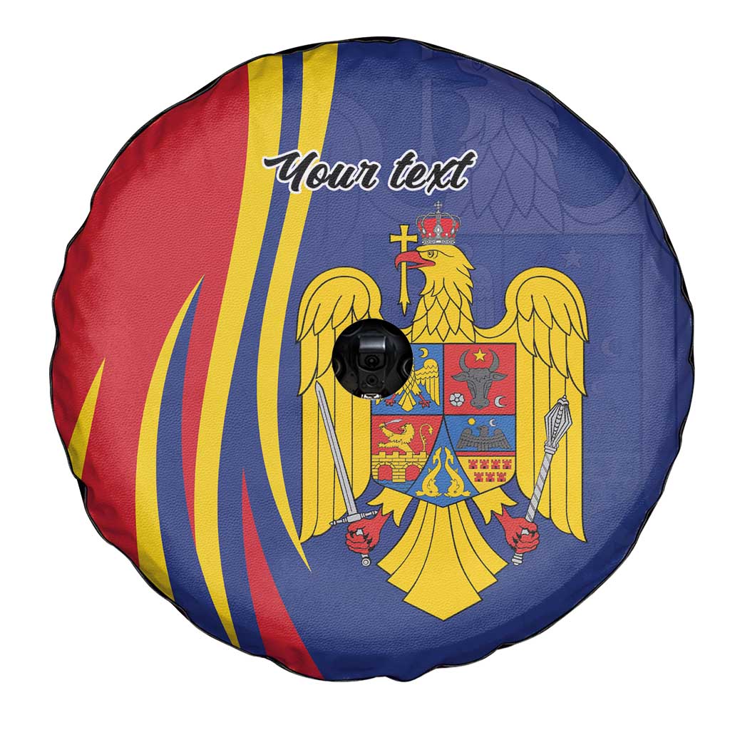 Romania Flag Day Personalized Spare Tire Cover National Golden Eagle