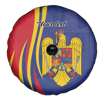 Romania Flag Day Personalized Spare Tire Cover National Golden Eagle