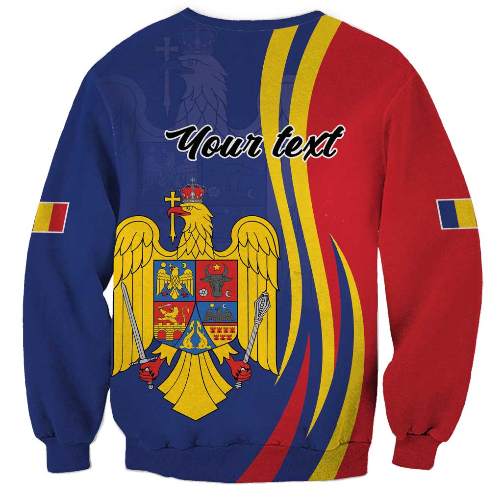Romania Flag Day Personalized Sweatshirt National Golden Eagle