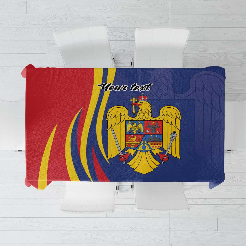 Romania Flag Day Personalized Tablecloth National Golden Eagle