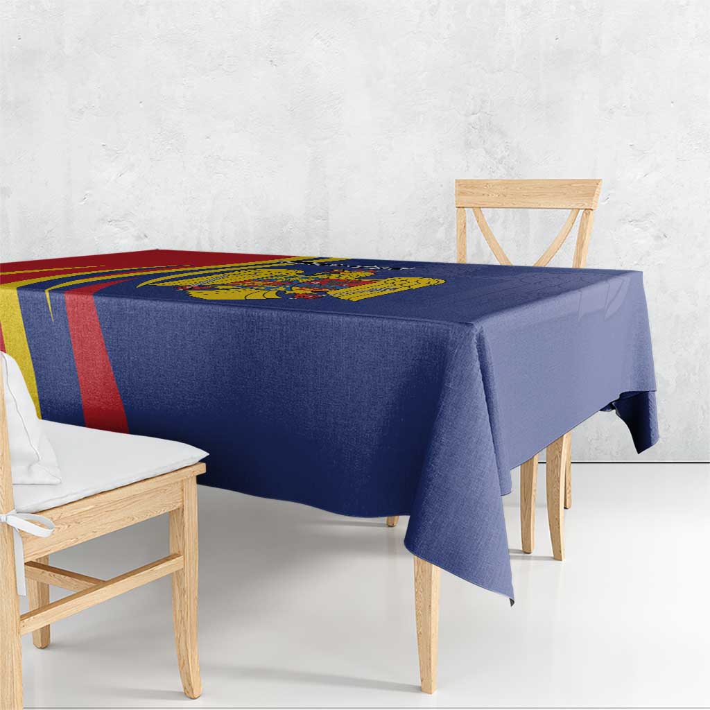 Romania Flag Day Personalized Tablecloth National Golden Eagle