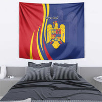 Romania Flag Day Personalized Tapestry National Golden Eagle