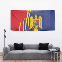 Romania Flag Day Personalized Tapestry National Golden Eagle