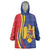 Romania Flag Day Personalized Wearable Blanket Hoodie National Golden Eagle