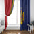 Romania Flag Day Personalized Window Curtain National Golden Eagle