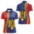 Romania Flag Day Personalized Women Polo Shirt National Golden Eagle