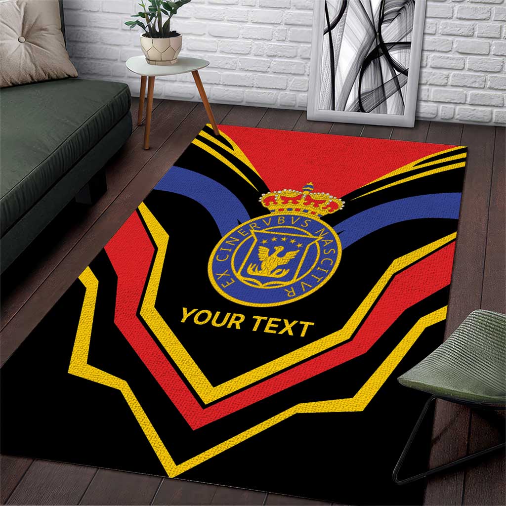 Haiti 1814-1820 Personalized Area Rug Haitian Flag of the Kingdom