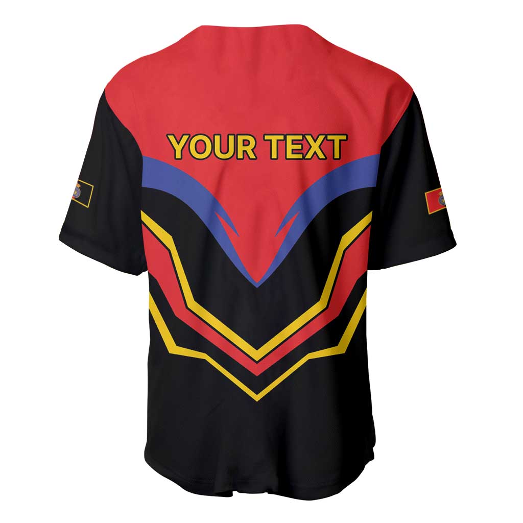 Haiti 1814-1820 Personalized Baseball Jersey Haitian Flag of the Kingdom