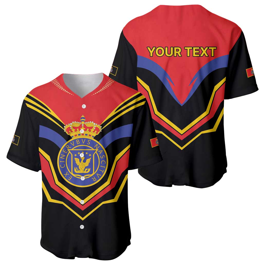 Haiti 1814-1820 Personalized Baseball Jersey Haitian Flag of the Kingdom