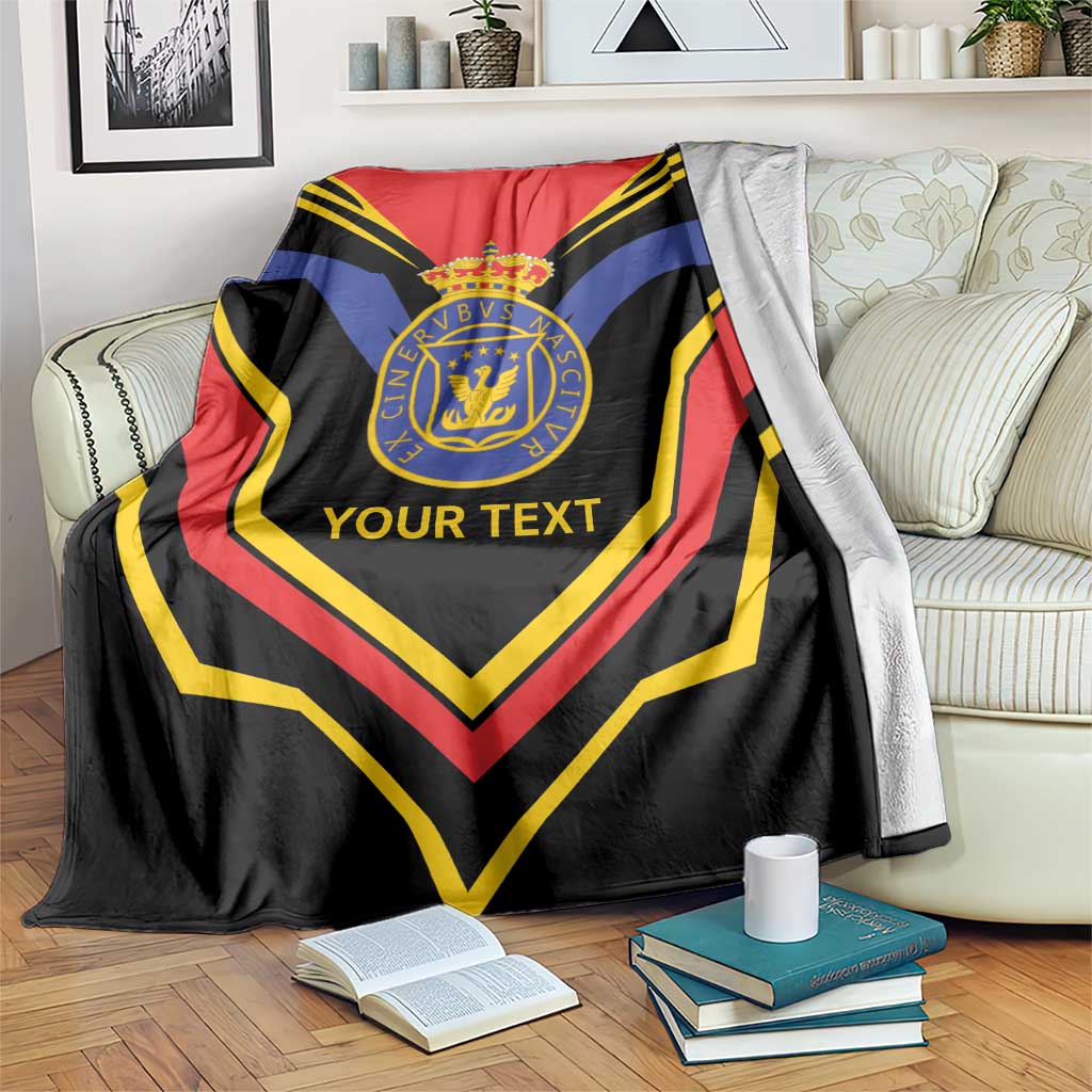 Haiti 1814-1820 Personalized Blanket Haitian Flag of the Kingdom