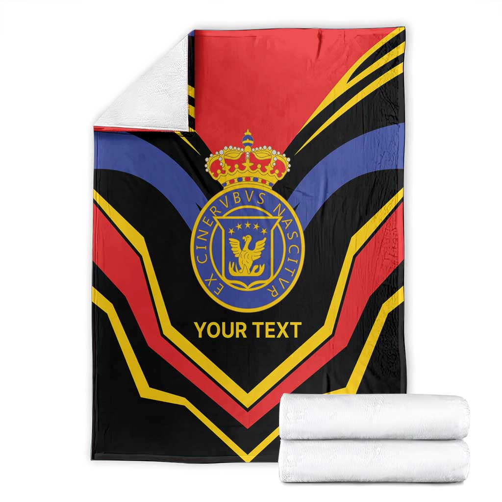 Haiti 1814-1820 Personalized Blanket Haitian Flag of the Kingdom