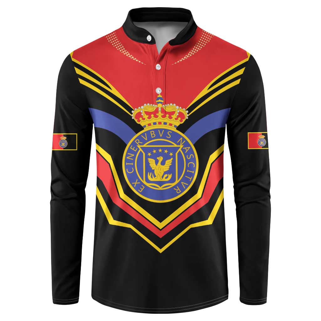 Haiti 1814-1820 Personalized Button Sweatshirt Haitian Flag of the Kingdom