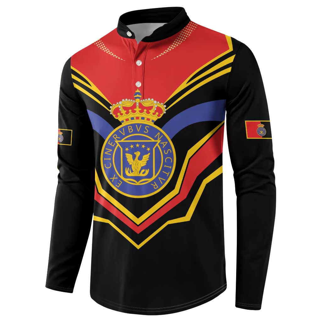 Haiti 1814-1820 Personalized Button Sweatshirt Haitian Flag of the Kingdom