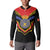Haiti 1814-1820 Personalized Button Sweatshirt Haitian Flag of the Kingdom