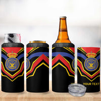 Haiti 1814-1820 Personalized 4 in 1 Can Cooler Tumbler Haitian Flag of the Kingdom