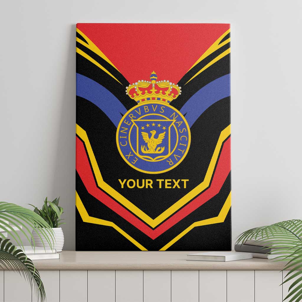 Haiti 1814-1820 Personalized Canvas Wall Art Haitian Flag of the Kingdom