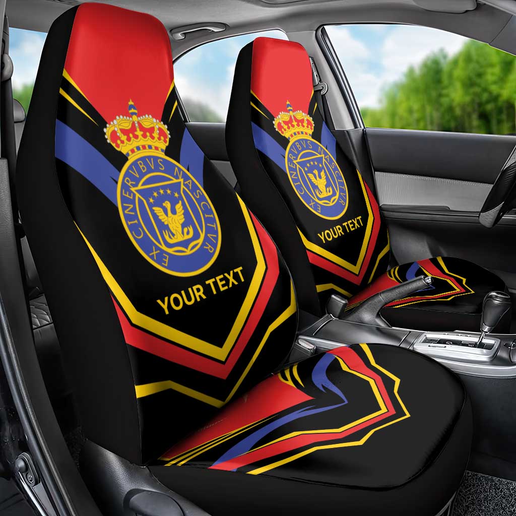 Haiti 1814-1820 Personalized Car Seat Cover Haitian Flag of the Kingdom