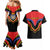 Haiti 1814-1820 Personalized Couples Matching Mermaid Dress and Hawaiian Shirt Haitian Flag of the Kingdom