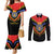 Haiti 1814-1820 Personalized Couples Matching Mermaid Dress and Long Sleeve Button Shirt Haitian Flag of the Kingdom