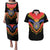Haiti 1814-1820 Personalized Couples Matching Puletasi and Hawaiian Shirt Haitian Flag of the Kingdom