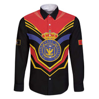 Haiti 1814-1820 Personalized Family Matching Long Sleeve Bodycon Dress and Hawaiian Shirt Haitian Flag of the Kingdom