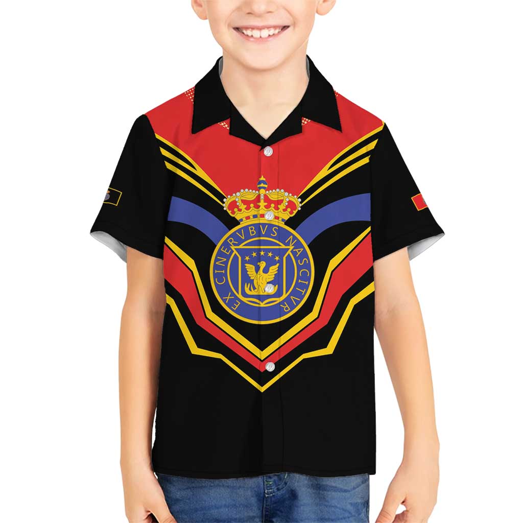 Haiti 1814-1820 Personalized Family Matching Long Sleeve Bodycon Dress and Hawaiian Shirt Haitian Flag of the Kingdom