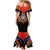 Haiti 1814-1820 Personalized Family Matching Mermaid Dress and Hawaiian Shirt Haitian Flag of the Kingdom
