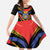 Haiti 1814-1820 Personalized Family Matching Off The Shoulder Long Sleeve Dress and Hawaiian Shirt Haitian Flag of the Kingdom