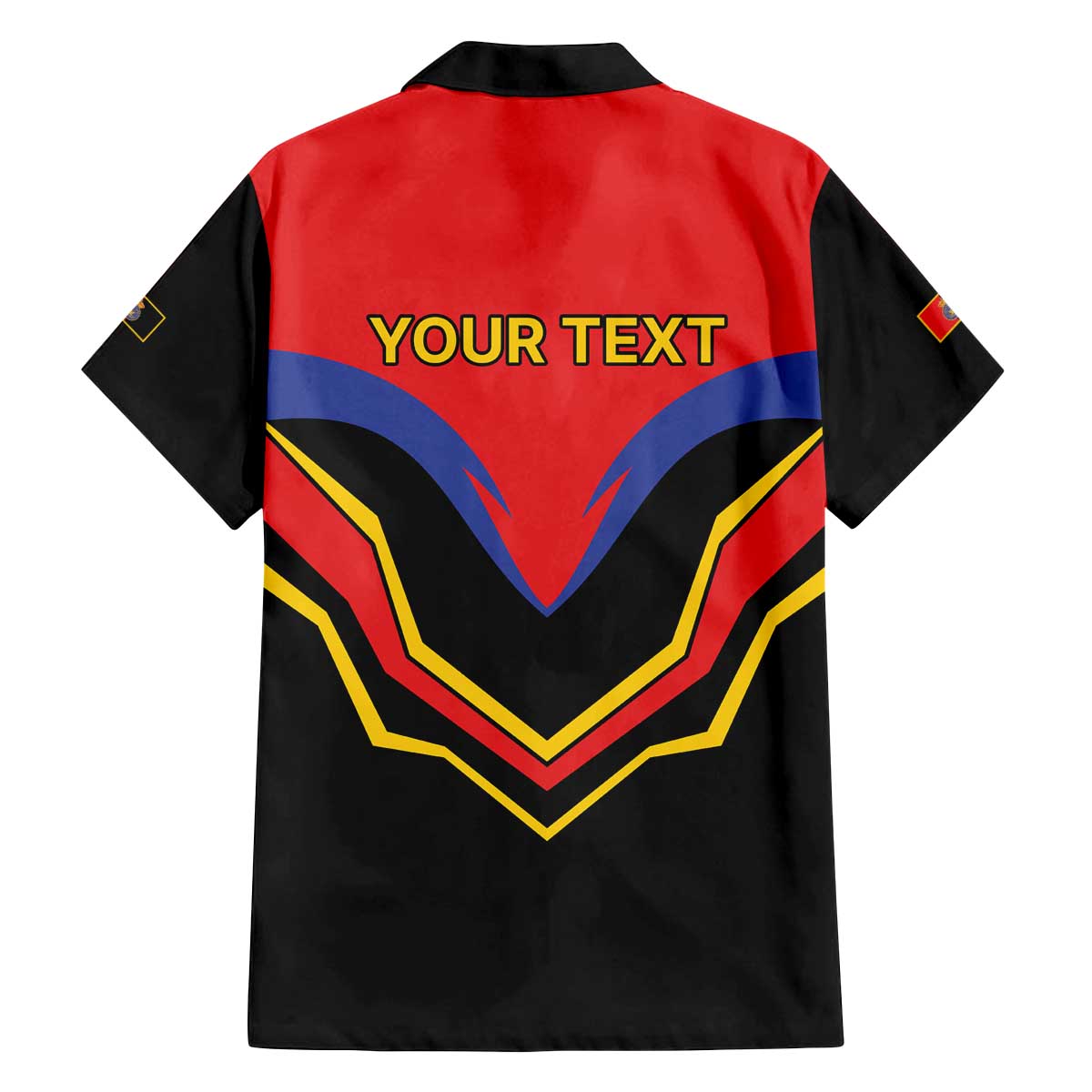 Haiti 1814-1820 Personalized Family Matching Off The Shoulder Long Sleeve Dress and Hawaiian Shirt Haitian Flag of the Kingdom