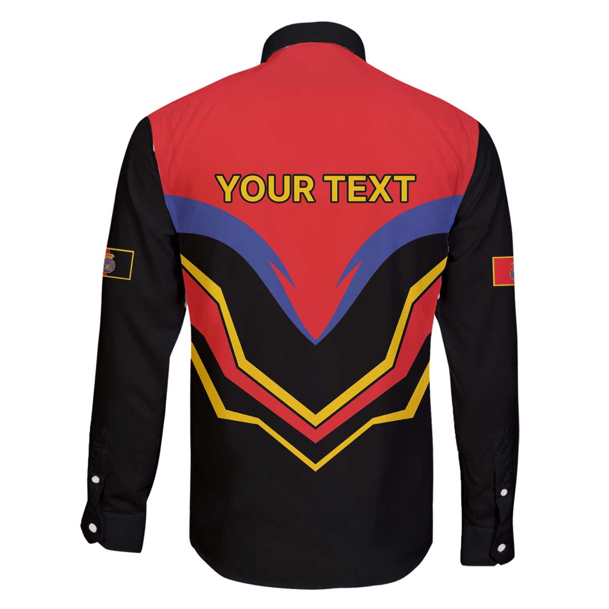 Haiti 1814-1820 Personalized Family Matching Off The Shoulder Long Sleeve Dress and Hawaiian Shirt Haitian Flag of the Kingdom