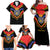 Haiti 1814-1820 Personalized Family Matching Off Shoulder Maxi Dress and Hawaiian Shirt Haitian Flag of the Kingdom