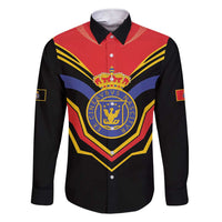 Haiti 1814-1820 Personalized Family Matching Short Sleeve Bodycon Dress and Hawaiian Shirt Haitian Flag of the Kingdom