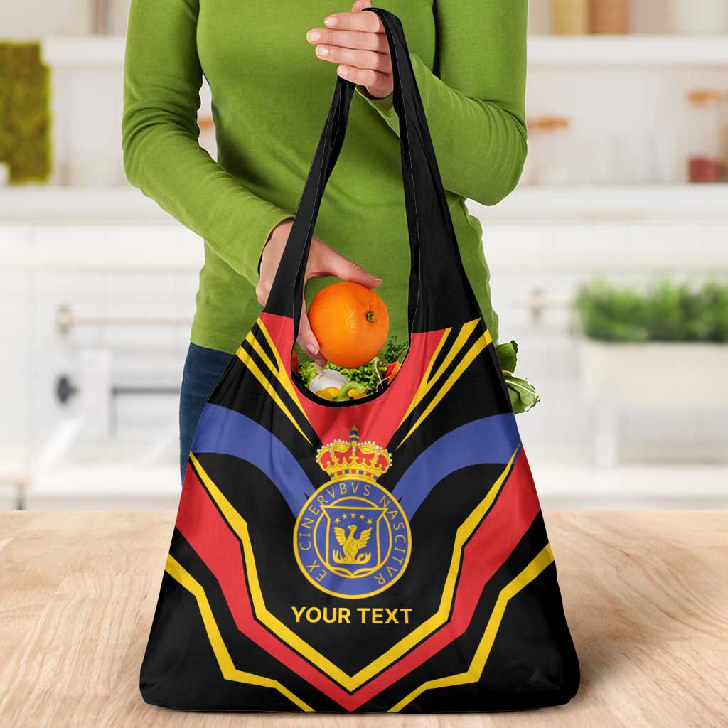 Haiti 1814-1820 Personalized Grocery Bag Haitian Flag of the Kingdom