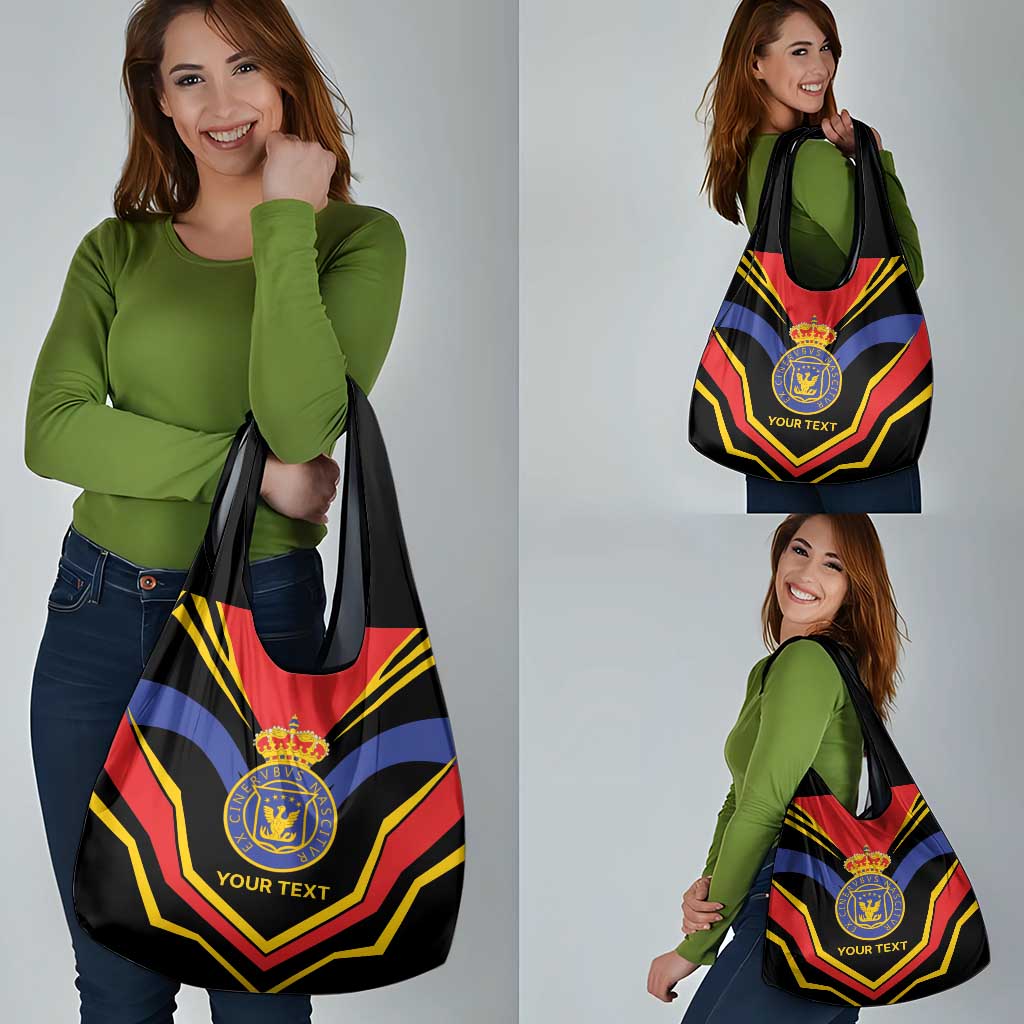 Haiti 1814-1820 Personalized Grocery Bag Haitian Flag of the Kingdom