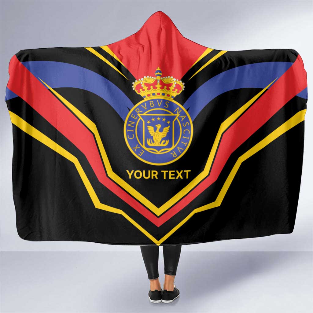 Haiti 1814-1820 Personalized Hooded Blanket Haitian Flag of the Kingdom
