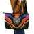 Haiti 1814-1820 Personalized Leather Tote Bag Haitian Flag of the Kingdom
