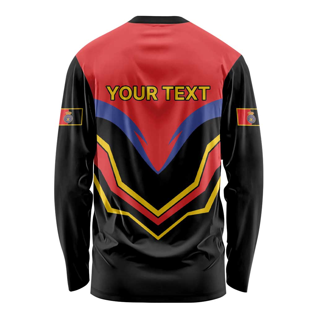 Haiti 1814-1820 Personalized Long Sleeve Shirt Haitian Flag of the Kingdom