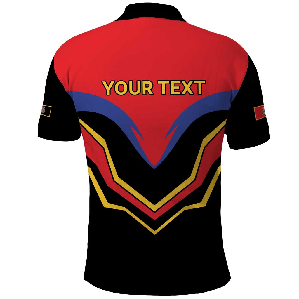 Haiti 1814-1820 Personalized Polo Shirt Haitian Flag of the Kingdom