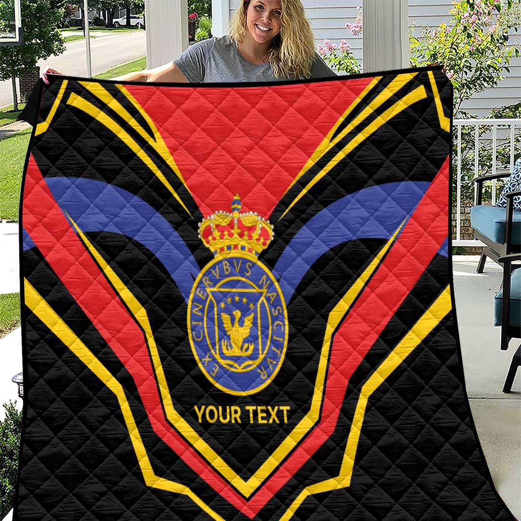 Haiti 1814-1820 Personalized Quilt Haitian Flag of the Kingdom