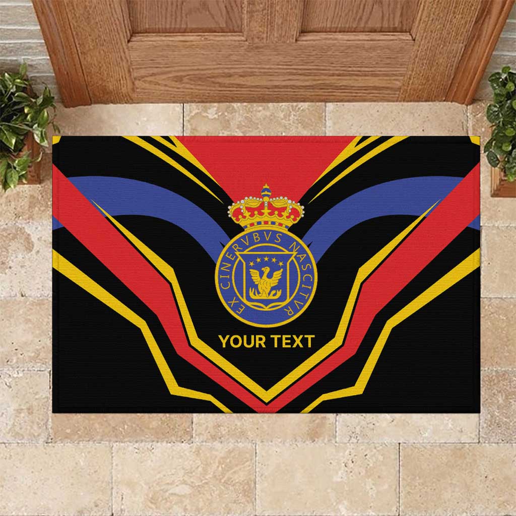 Haiti 1814-1820 Personalized Rubber Doormat Haitian Flag of the Kingdom