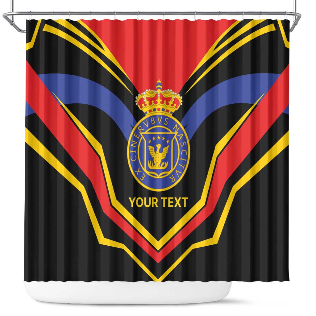 Haiti 1814-1820 Personalized Shower Curtain Haitian Flag of the Kingdom