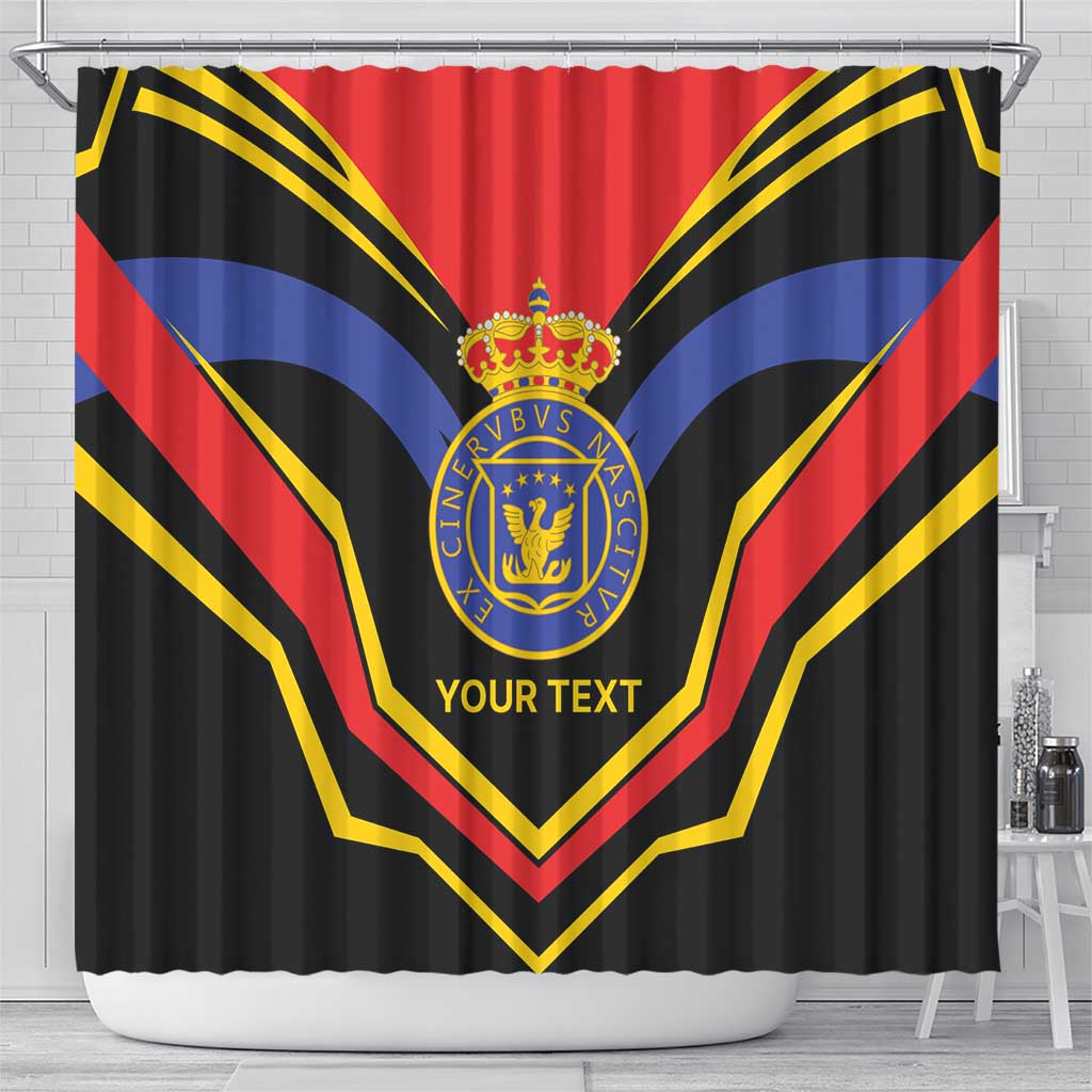 Haiti 1814-1820 Personalized Shower Curtain Haitian Flag of the Kingdom