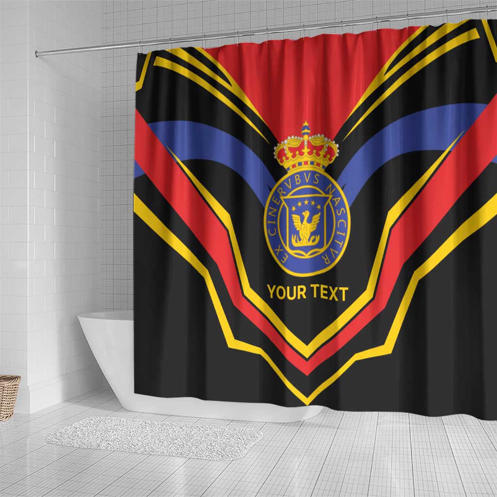 Haiti 1814-1820 Personalized Shower Curtain Haitian Flag of the Kingdom