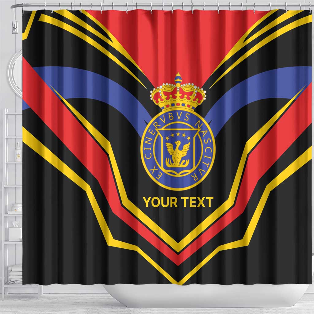 Haiti 1814-1820 Personalized Shower Curtain Haitian Flag of the Kingdom