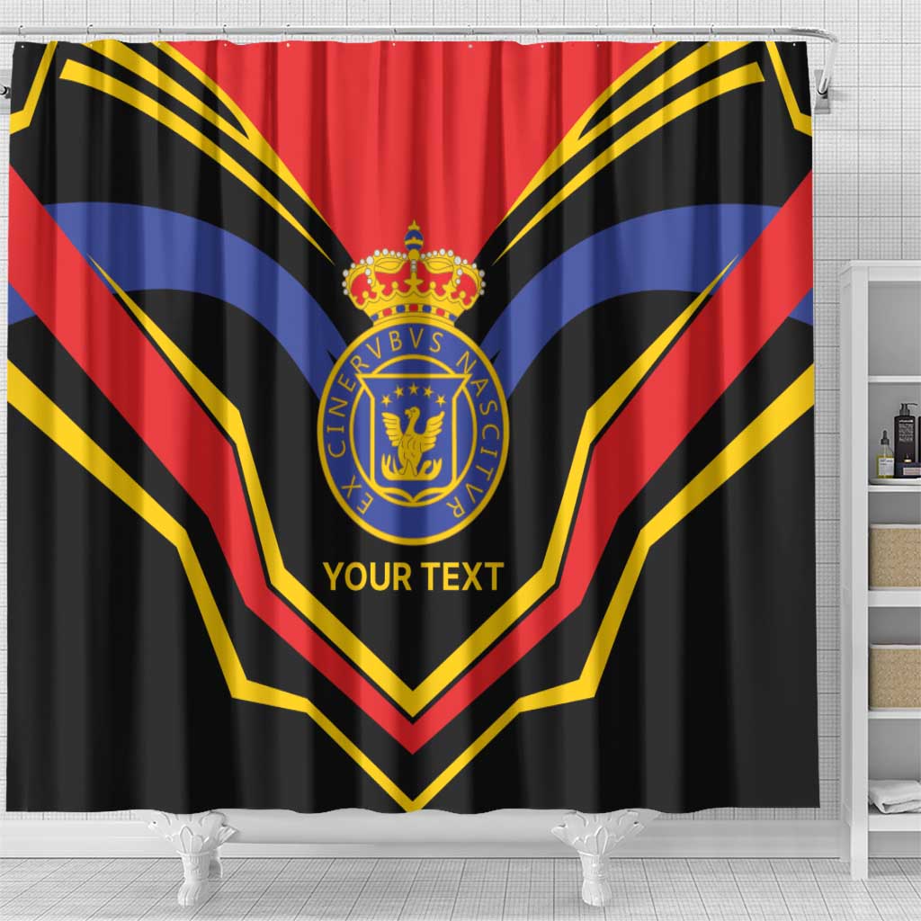 Haiti 1814-1820 Personalized Shower Curtain Haitian Flag of the Kingdom