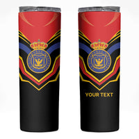 Haiti 1814-1820 Personalized Skinny Tumbler Haitian Flag of the Kingdom