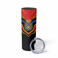 Haiti 1814-1820 Personalized Skinny Tumbler Haitian Flag of the Kingdom