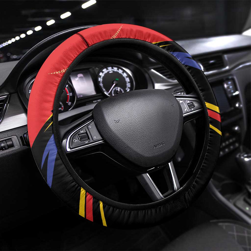 Haiti 1814-1820 Steering Wheel Cover Haitian Flag of the Kingdom