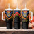 Haiti 1814-1820 Personalized Tumbler With Handle Haitian Flag of the Kingdom